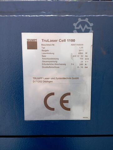 System spawania laserowego TRUMPF Cell 1100 (L 35)
