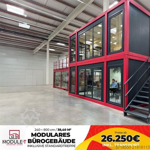 Modularna kancelarijska zgrada / kontejnerski kompleks Bürocontainer / Wohncontainer Modulbau Bürocontainer 2x8 m /NEU kaufen