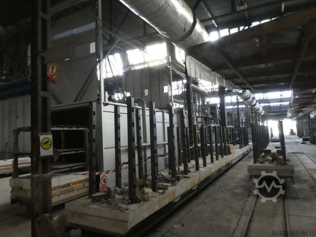 Kontinuierliche Gas-Tunnelöfen FORNAX F.G.T. 40,5 . 2,6 . 1,92 / 13