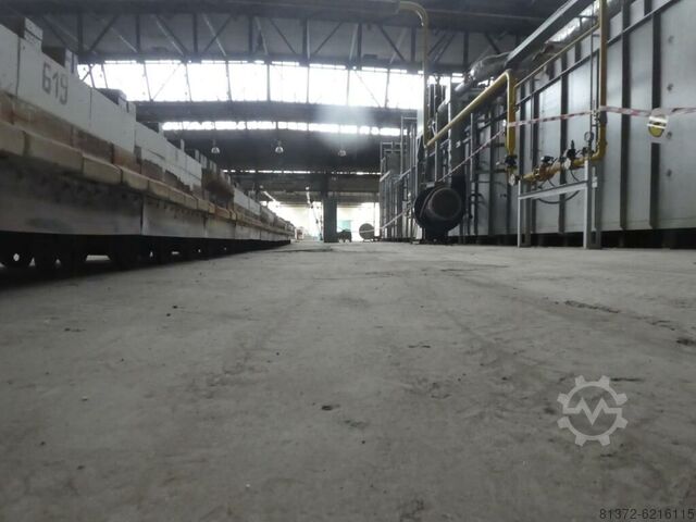 Kontinuierliche Gas-Tunnelöfen FORNAX F.G.T. 40,5 . 2,6 . 1,92 / 13