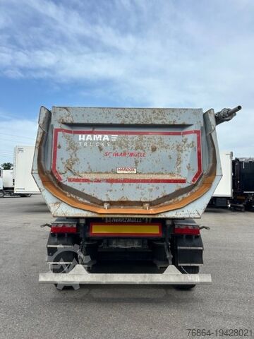 Tipper semitrailer SCHWARZMüLLER KIPPMULDE 25M³, SAF, ROLLPLANE, PODEST, HYVA