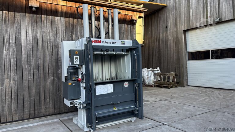 Papieren balenpers kartonpers pers HSM V-Press 860 max -2015