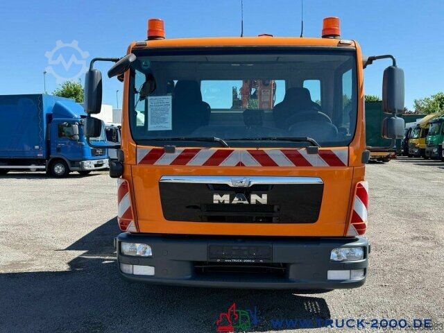 Třístranný sklápěč MAN TGL 12.220 Meiller Atlas Kran 5+6 Steuerk 146TKM