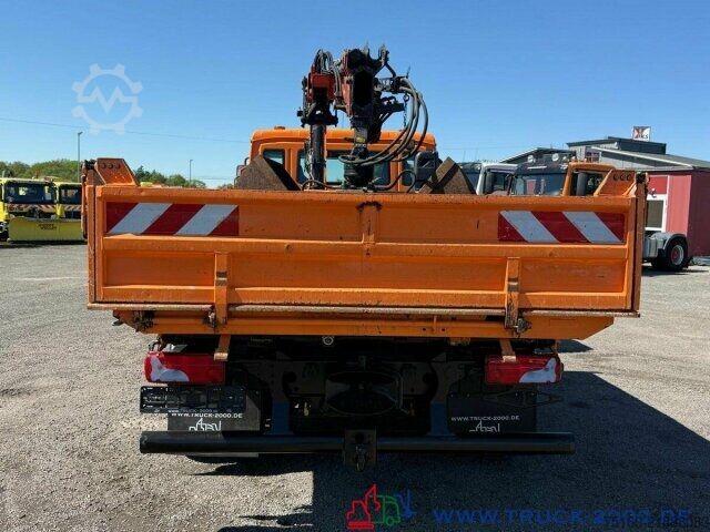 Třístranný sklápěč MAN TGL 12.220 Meiller Atlas Kran 5+6 Steuerk 146TKM