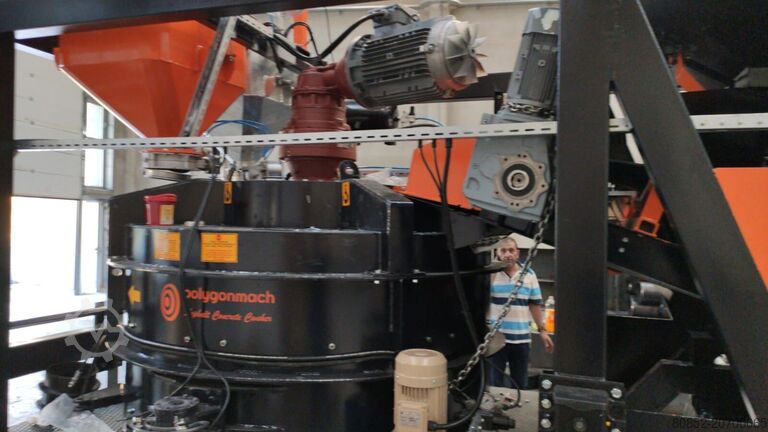 Beton karıştırma tesisi Polygonmach PAC30 30m3 hour mobıile small batching plant