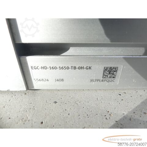 Component Festo 556824 / EGC-HD-160-1650-TB-0H-GK Zahnriemenachse SN: 3S7PLRPQJ2C