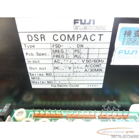Component Fuji Electric DSR-83 / HF30 I 055A / FSD-DN Spindelantrieb
