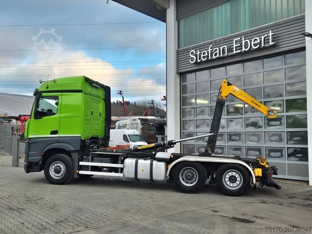 Roll-off tipper truck MERCEDES-BENZ Arocs 2548 L 6x2/4 HAD Palfinger T20A AHK