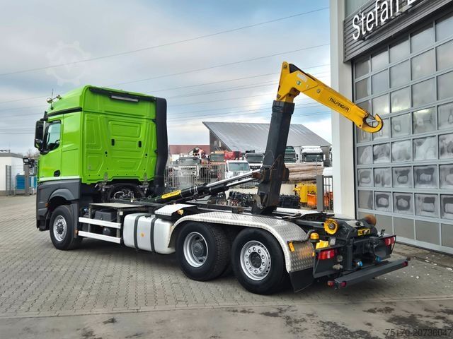 Roll-off tipper truck MERCEDES-BENZ Arocs 2548 L 6x2/4 HAD Palfinger T20A AHK