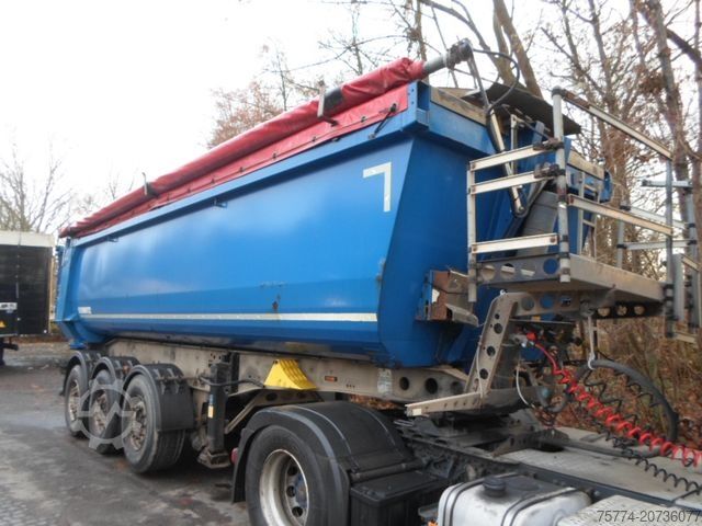 Semi-remorque benne SCHMITZ CARGOBULL Stahlmulde/ TÜV 12/2026 !!