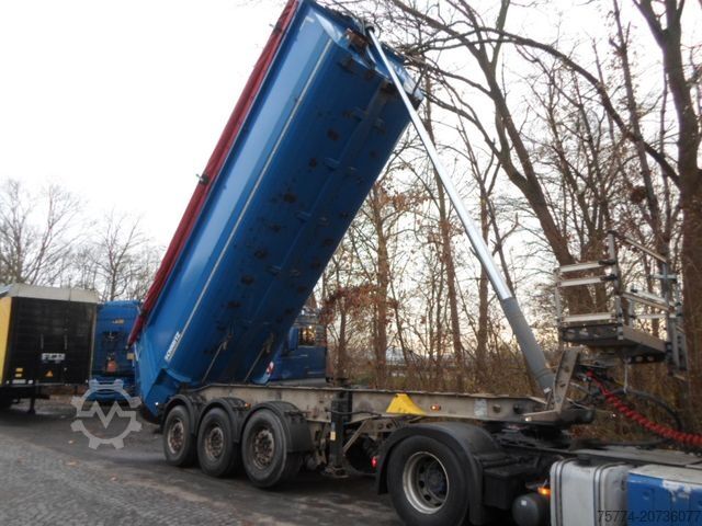 Semi-remorque benne SCHMITZ CARGOBULL Stahlmulde/ TÜV 12/2026 !!