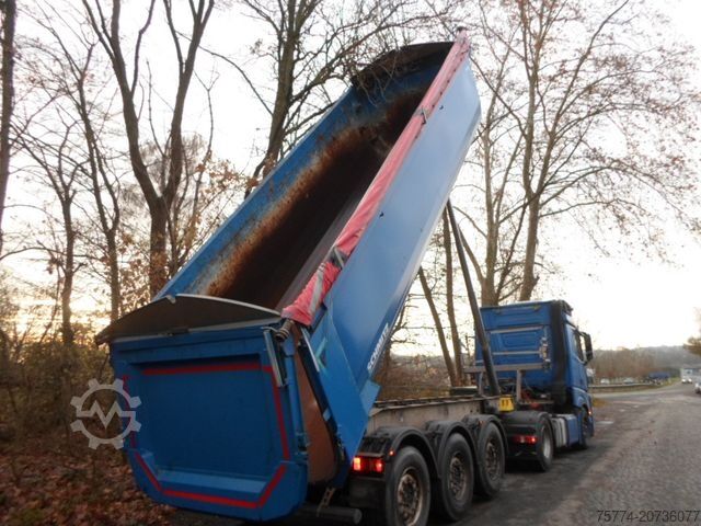 Semi-remorque benne SCHMITZ CARGOBULL Stahlmulde/ TÜV 12/2026 !!