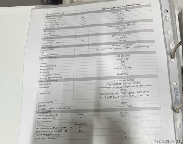 Tokarka CNC NILES N30 LT 3500