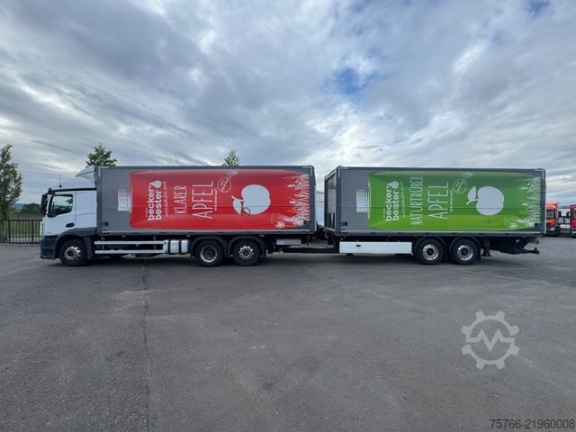 Camion de boissons MERCEDES-BENZ ACTROS 2540 L/ 2 x LBW / LENKACHSE / KOMPLETTZUG