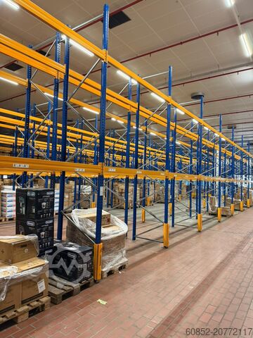 Heavy-duty shelving pallet racks 14 lfm Jungheinrich MPB Palettenregale H: 500cm, Fachlast: 2100 kg