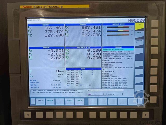 Centro di lavoro verticale DOOSAN NX 5500II