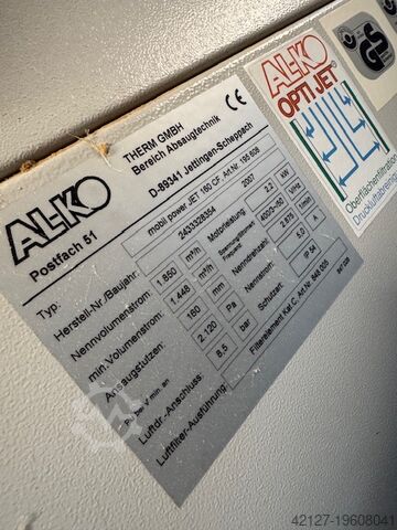 Deduster - clean air deduster AL-KO Alko Mobil Power Jet CF