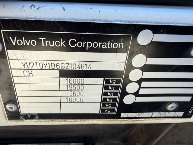 LKW-Fahrgestell Volvo FL280.16 4X4 Fahrgestell/ Chassis