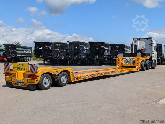 Dieplader oplegger Pendelachsen, Teleskopierbar, MIETEN?