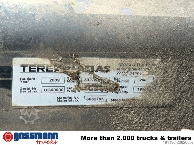 Autolaadkraan Kinshofer 332-V-1100 Palettenzange