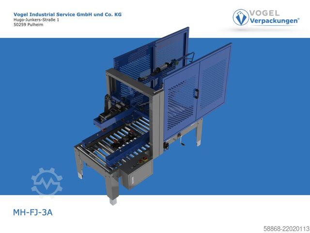 Máquina seladora de caixas de cartão Kartonverschließmaschine MH-FJ-3A