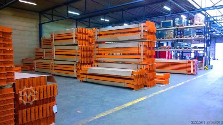 Pallereol 6x13,7m, 5m, 30 Rahmen, McPalettenregal 144 Traversen  3300 Feldbr. TOTAL-REGAL