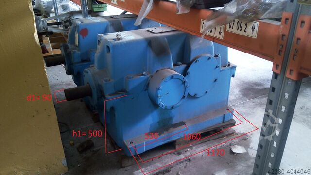 Kegelstirnradgetriebe Industriegetriebe Flender TGL 21814 10LA1-450/400x20ls