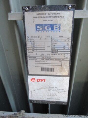 Transformatör Trafostation 630 kVA 20kV Gräper/SGB GBU/DOTEL 2007