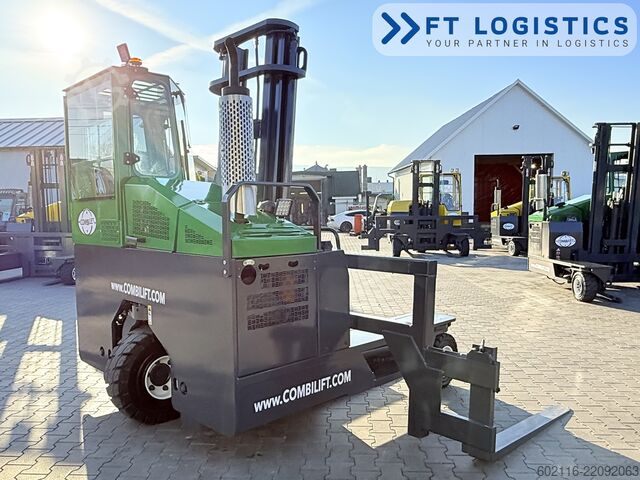 τετραπλής κατεύθυνσης περονοφόρο όχημα Combilift C5000L GAS DUPLEX 4100 POSITIONER CABIN