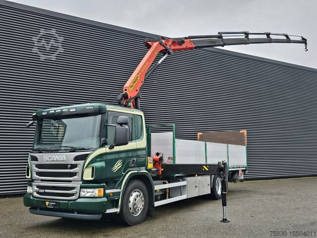 Vrachtwagen met kraan Scania P320 4x2 / PALFINGER PK14002 / CRANE/KRAN