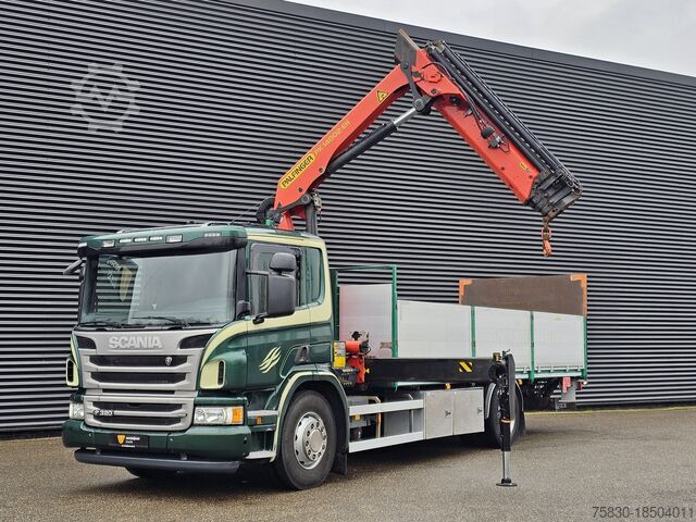 Vrachtwagen met kraan Scania P320 4x2 / PALFINGER PK14002 / CRANE/KRAN