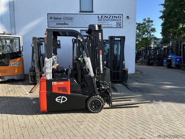 Elektrisk 3 -hjulet gaffeltruck EP CPD15TVL