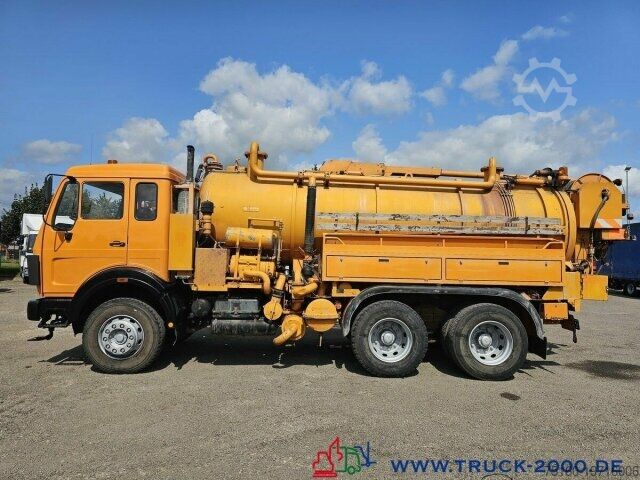 Vacuümtankwagen Mercedes-Benz SK 2222 6x4 Kanal Müller Hochdruck Saugspüler