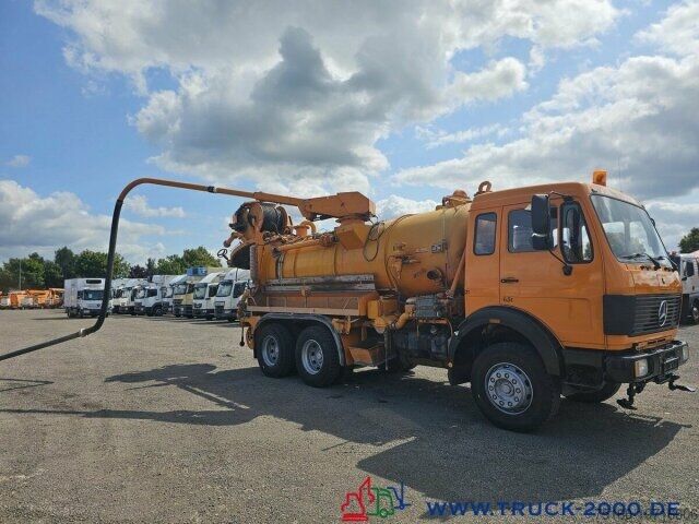 Vacuümtankwagen Mercedes-Benz SK 2222 6x4 Kanal Müller Hochdruck Saugspüler