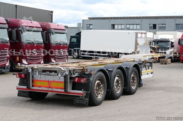 Ladskifteanhænger LECITRAILER BDF Multi-Chassis Lift-/Lenkachse SAF-Achsen
