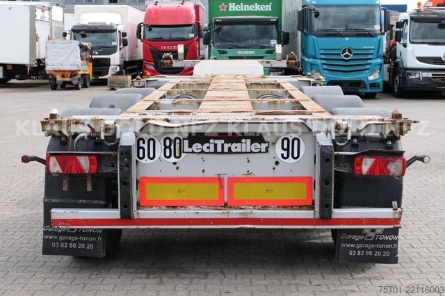 Ladskifteanhænger LECITRAILER BDF Multi-Chassis Lift-/Lenkachse SAF-Achsen