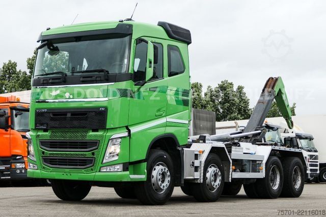 Kroghejselastbil VOLVO FH 460 Abrollkipper-Mobas Retarder 8x4 Euro 6