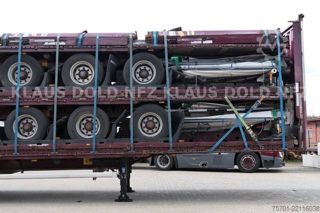 Åben sættevogn med presenning KRONE SD Pritsche Plane XL MegaLiner Bordwände 5x
