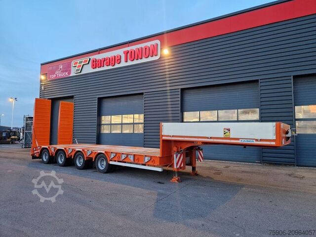 Semi-remorque pour matériaux longs Kaiser PORTE ENGINS 4 ESSIEUX