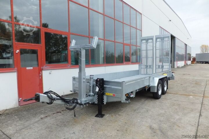 Tieflader Anhänger Möslein TT 11-E6x2  Tieflader für Fräsen breiten Rampen, Neu