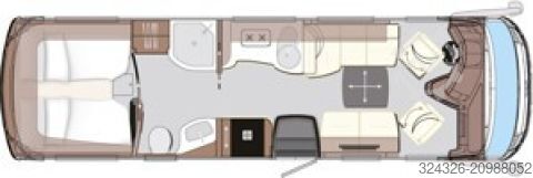 Camper integrado Concorde Charisma 860 LI FACELIFT*RETARDER*TOP