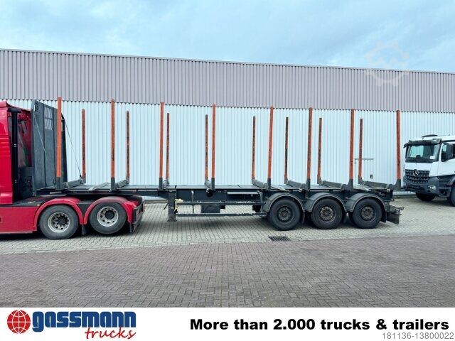 Semirremolque de troncos GSODAM GSTB3SL Holzauflieger, Liftachse