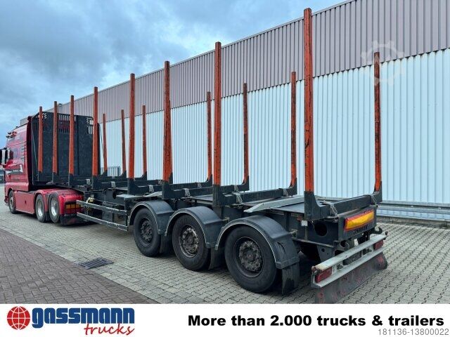 Semirremolque de troncos  GSODAM GSTB3SL Holzauflieger, Liftachse