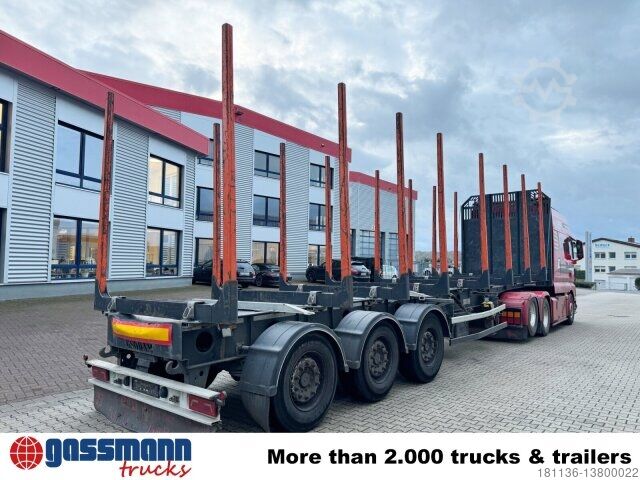 Semirremolque de troncos  GSODAM GSTB3SL Holzauflieger, Liftachse