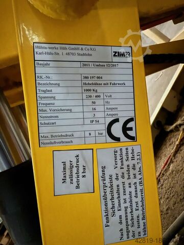 Schaarheftafel met onderstel ZIMZ 