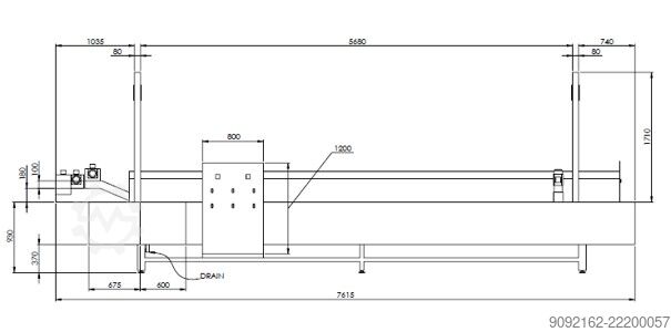 Fritura de batatas cortadas e similares FoodMAC International Ltd BULLDOG 6000/600 Electric Fryer