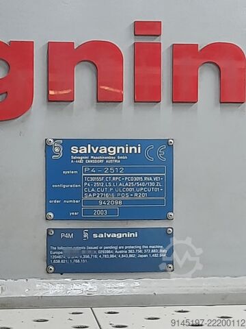Plåtbearbetningscenter Salvagnini P4-2512