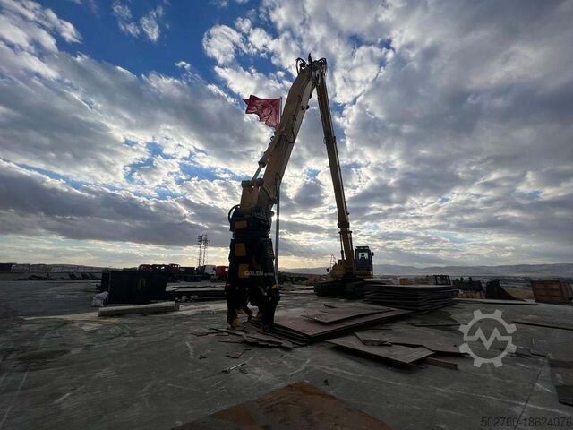 Nedrivningsgravemaskine Komatsu PC450 27meters Demolition Boom-Arm