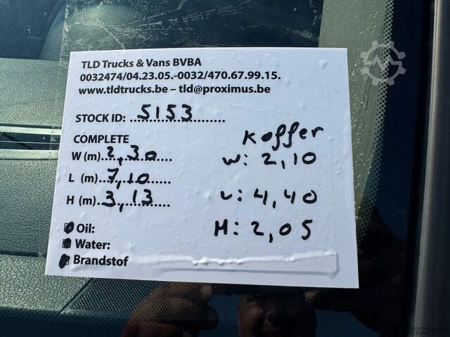 Resväska Mercedes-Benz Sprinter 516 **3500KG-BELGIAN ORIGINE**