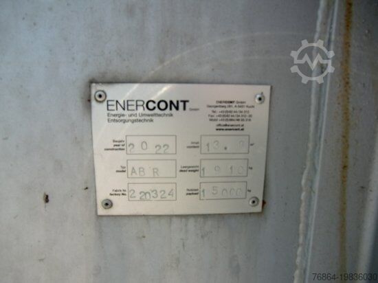Container cu cârlig  ENERCONT ABROLLCONTAINER 13,8M³ SOFORT VERFüGBAR